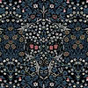 Blackthorn behang-House of Hackney-wallpaper-tapete-Teal-200 cm-Selected-Wallpapers-Interiors