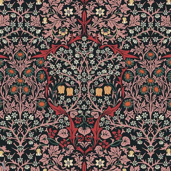 Blackthorn behang-House of Hackney-wallpaper-tapete-Tourmaline-200 cm-Selected-Wallpapers-Interiors