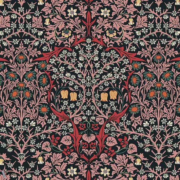 Blackthorn behang-House of Hackney-wallpaper-tapete-Tourmaline-200 cm-Selected-Wallpapers-Interiors