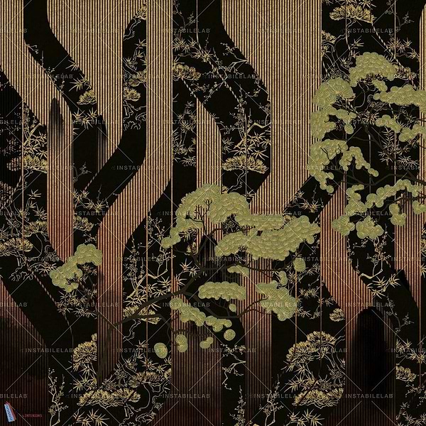 Blair-INSTABILELAB-wallpaper-behang-Tapete-wallpaper-Gold-Prestige Gold-Selected Wallpapers