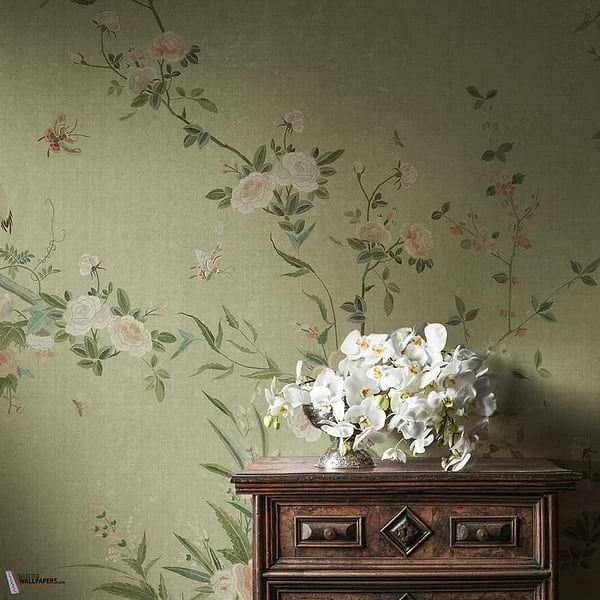 Bloom wallpaper-Sandberg-Selected Wallpapers-Interiors