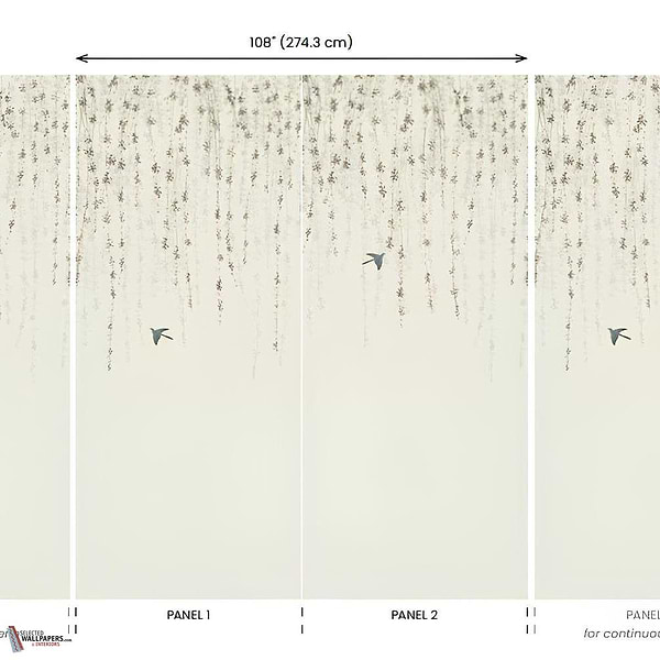 Blossom Mural behang-Thibaut-Selected Wallpapers-Interiors