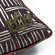 Bogolanfini Linen Kussen-Kussen-Mind the Gap-Kissen-Cushion-Black/White-50 x 50 cm-Selected Interiors