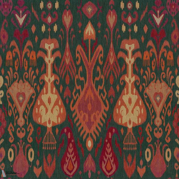 Boho behang-Coordonne-Green-Non Woven-M2-Selected Wallpapers-Interiors