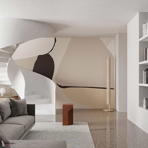 Boing behang-Inkiostro Bianco-Selected Wallpapers-Interiors