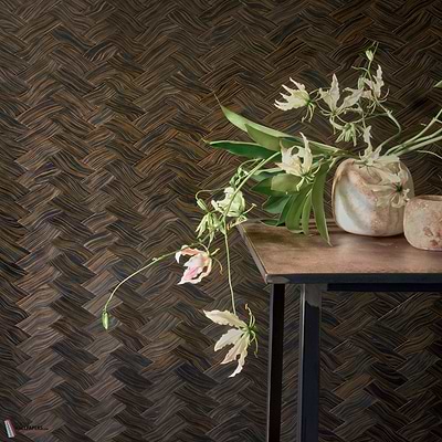 Bois Tresse behang-CMO Paris-Selected Wallpapers-Interiors