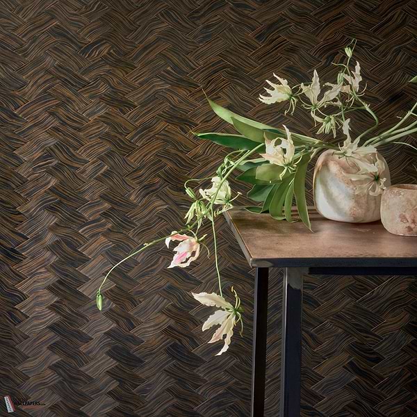 Bois Tresse behang-CMO Paris-Selected Wallpapers-Interiors