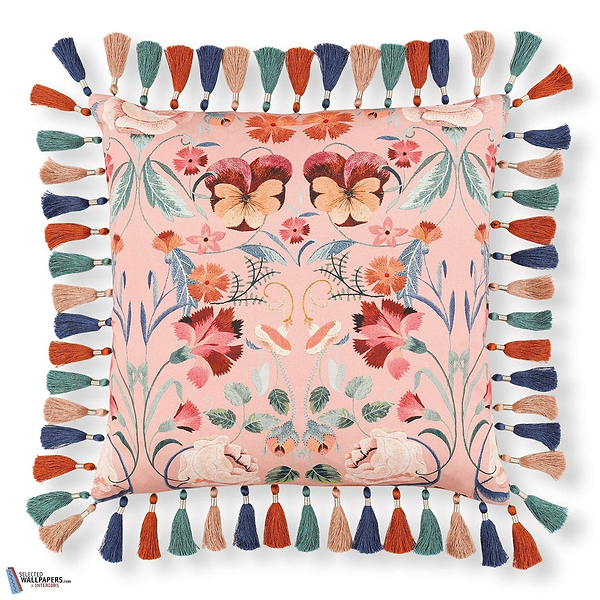 Bonita Kussen-Kussen-Romo-Kissen-Cushion-Chateau Rose-50 x 50 cm-Selected Interiors