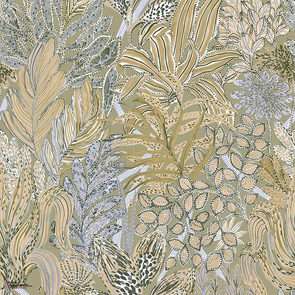 Borrommee behang-Casamance-wallpaper-tapete-Sauge/Lillas-Rol-Selected-Wallpapers-Interiors
