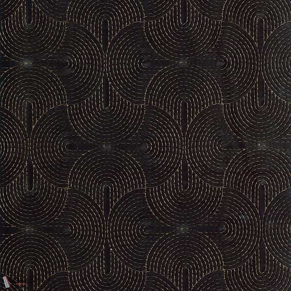 Boudoir stof-Casamance-Noir-Meter (M1)-Selected Wallpapers-Interiors
