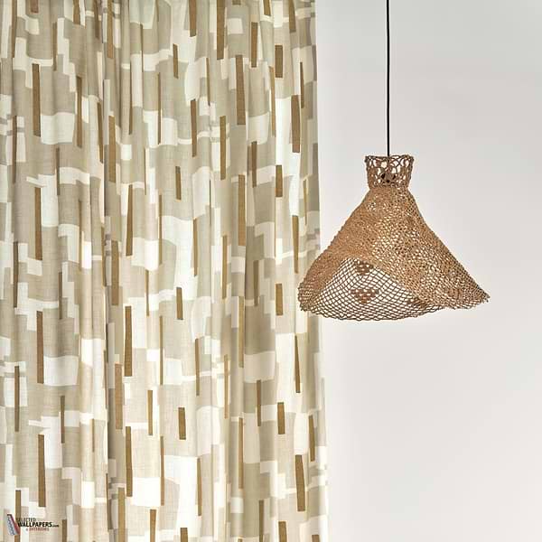 Brisbane fabric-Camengo-Selected Wallpapers-Interiors