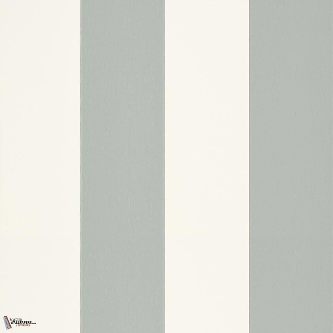 Broad Stripe behang-Little Greene-Celestial-Rol-Selected Wallpapers-Interiors