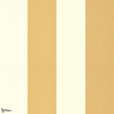 Broad Stripe behang-Little Greene-Yellow-pink-Rol-Selected Wallpapers-Interiors