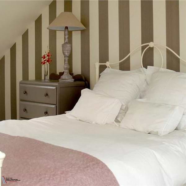 Broad Stripe behang-Behang-Farrow & Ball-Selected Wallpapers & Interiors