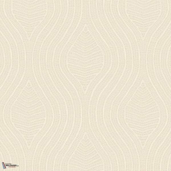 Brodelia behang-Casamance-Ivoire-Rol-Selected Wallpapers-Interiors