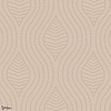 Brodelia behang-Casamance-Marron Glace-Rol-Selected Wallpapers-Interiors