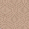 Brodelia behang-Casamance-Praline-Rol-Selected Wallpapers-Interiors