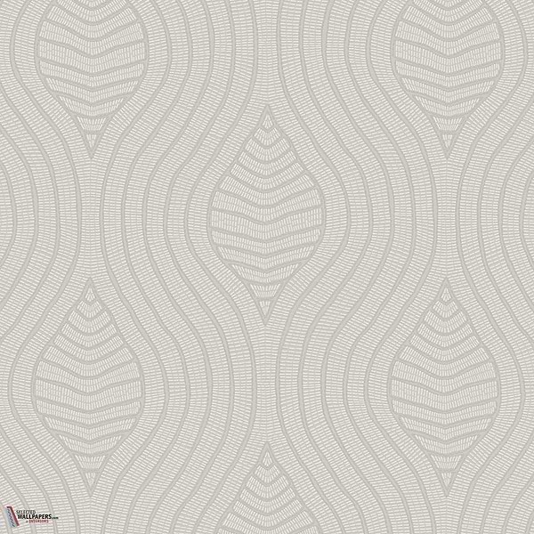 Brodelia behang-Casamance-Grege-Rol-Selected Wallpapers-Interiors