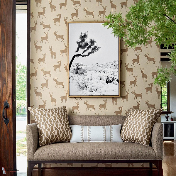 Bucks behang-Thibaut-Selected Wallpapers-Interiors