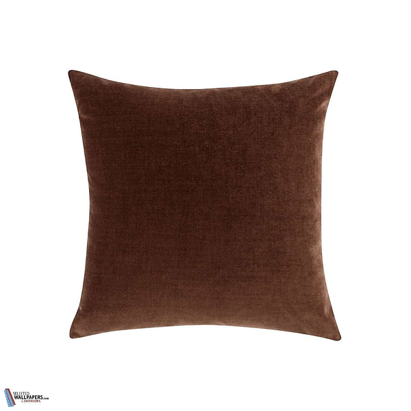 Bude Kussen-Zinc Textile-wallpaper-behang-Tapete-wallpaper-Cognac-50 x 50 cm-Selected Wallpapers