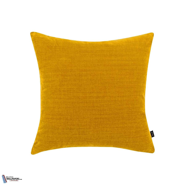 Bude Kussen-Zinc Textile-wallpaper-behang-Tapete-wallpaper-Ochre-50 x 50 cm-Selected Wallpapers