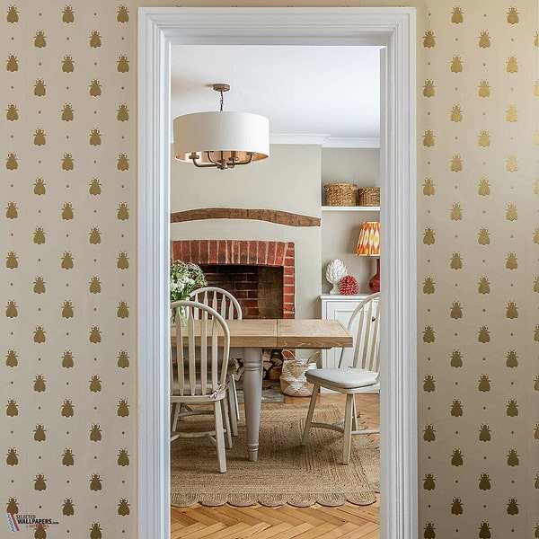 Bumble Bee behang-Behang-Farrow & Ball-Selected Wallpapers &amp; Interiors