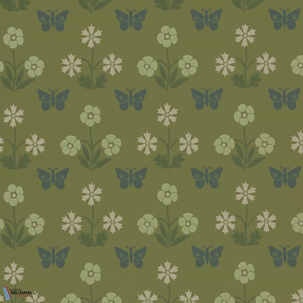 Burges Butterfly-Little Greene-wallpaper-behang-Tapete-wallpaper-Garden-Rol-Selected Wallpapers
