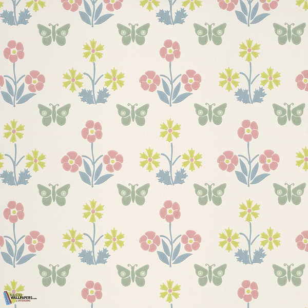 Burges Butterfly-Little Greene-wallpaper-behang-Tapete-wallpaper-Slaked LIme-Rol-Selected Wallpapers