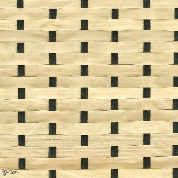 Buri Tressé behang-CMO Paris-Noir-Meter (M1)-Selected Wallpapers-Interiors