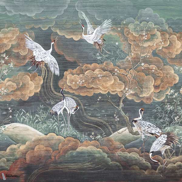 Byobu behang-Masureel-Sunset-Paneel A-260 cm-Selected Wallpapers-Interiors