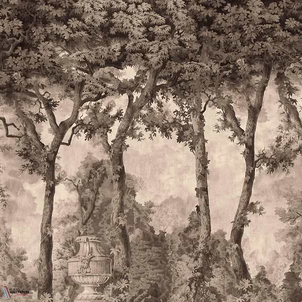 Byron Poem behang-Coordonne-Black-Non Woven-M2-Selected Wallpapers-Interiors