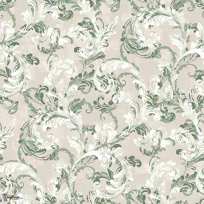 Byzantine Damask Tapete-Coordonne-Sage-Non Woven-Rolle-Selected Wallpapers-Interiors