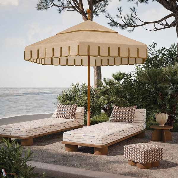 Moki stof-Casamance-Selected Wallpapers-Interiors