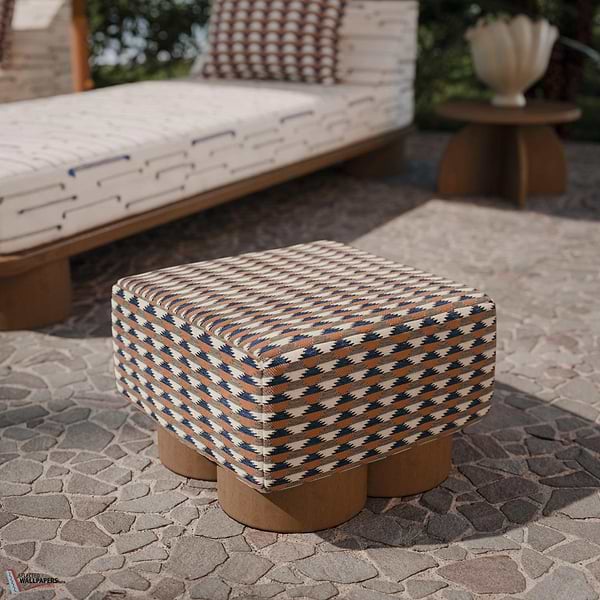 Moki stof-Casamance-Selected Wallpapers-Interiors