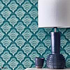 Calico Shell behang-1838 wallcoverings-Selected Wallpapers-Interiors