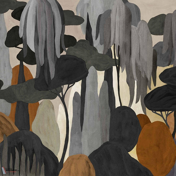 Camécuaro behang-Coordonne-Carbón-Bamboe-M2-Selected Wallpapers-Interiors