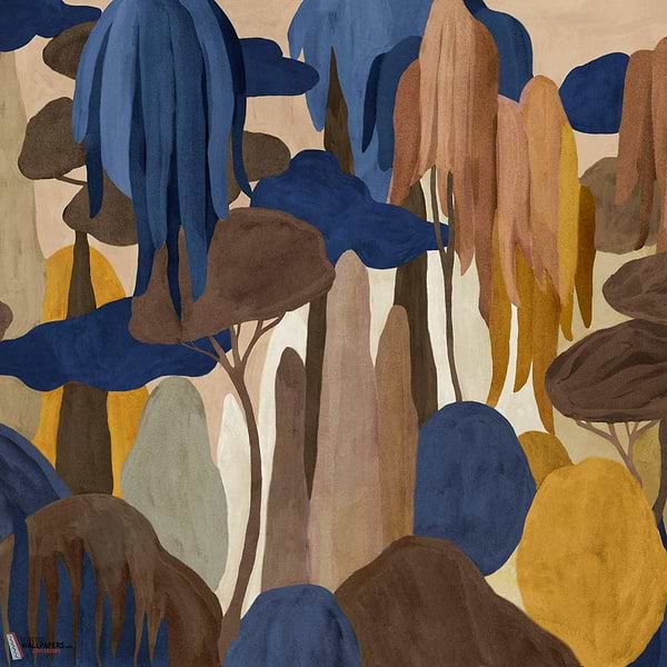 Camécuaro behang-Coordonne-Indigo-Bamboe-M2-Selected Wallpapers-Interiors