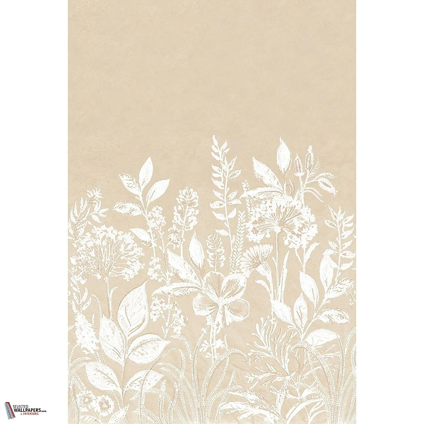 Camelia behang-Casamance-Sable/Ivoire-Set-Selected Wallpapers-Interiors