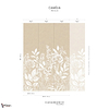 Camelia behang-Casamance-Selected Wallpapers-Interiors