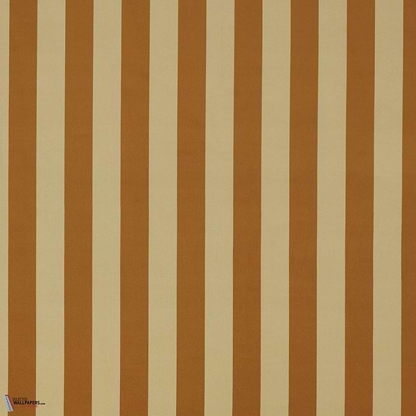 Camelot Stripe stof-House of Hackney-Ginger-Meter (M1)-Selected Wallpapers-Interiors