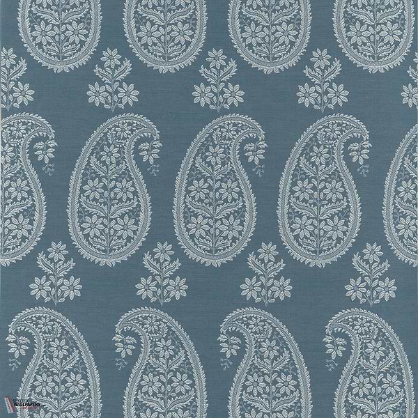 Campania Paisley behang-Anna French-Blue-Rol-Selected Wallpapers-Interiors