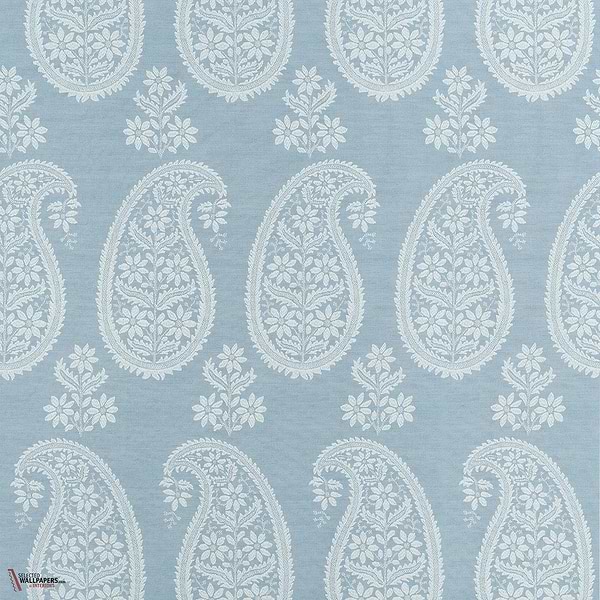 Campania Paisley behang-Anna French-Robin's egg-Rol-Selected Wallpapers-Interiors