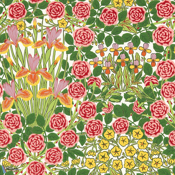 Campanula-behang-tapete-wallpaper-Morris & Co-Sunburst-Rol-Selected-Wallpapers-Interiors