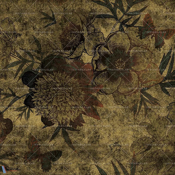 Canario behang-INSTABILELAB-wallpaper-tapete-Gold-Prestige Gold-Selected-Wallpapers-Interiors