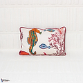 Caraibes kussen-Pierre Frey-Multicolor - Seahorse-60 x 40 cm-Selected-Wallpapers-Interiors