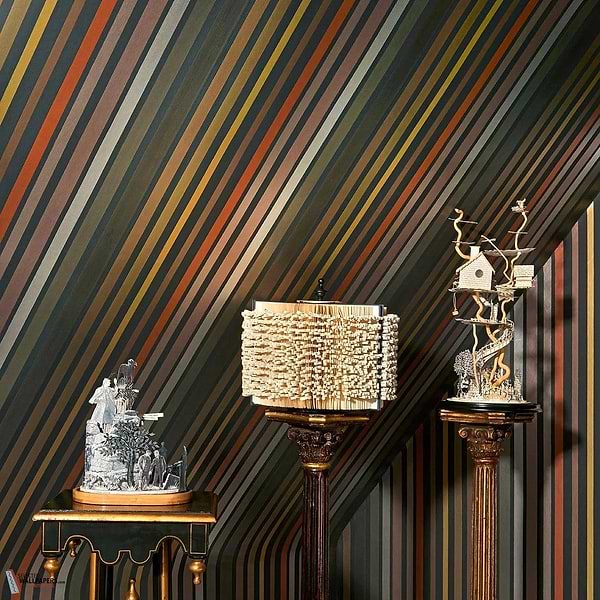 Carousel Stripe behang-Cole & Son-Selected Wallpapers & Interiors