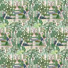 Carpet garden behang-Sanderson-Sanctuary-Rol-Selected Wallpapers-Interiors