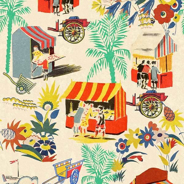 Carretto Del Cibo-Mind the Gap-behang-tapete-wallpaper-Taupe-300 cm (standaard)-Selected-Wallpapers-Interiors