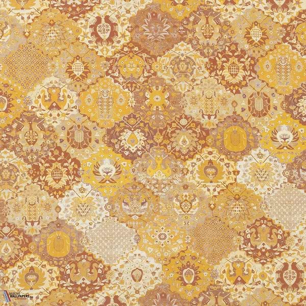 Caspar stof-House of Hackney-Ginger-Meter (M1)-Selected Wallpapers-Interiors