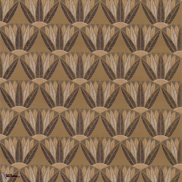 Castalia-behang-Tapete-Casamance-Mordoré/Noir-Rol-76161734-Selected Wallpapers